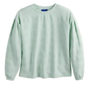 3/$25 Apt. 9 Women's Pleated Sleeve Sweatshirt